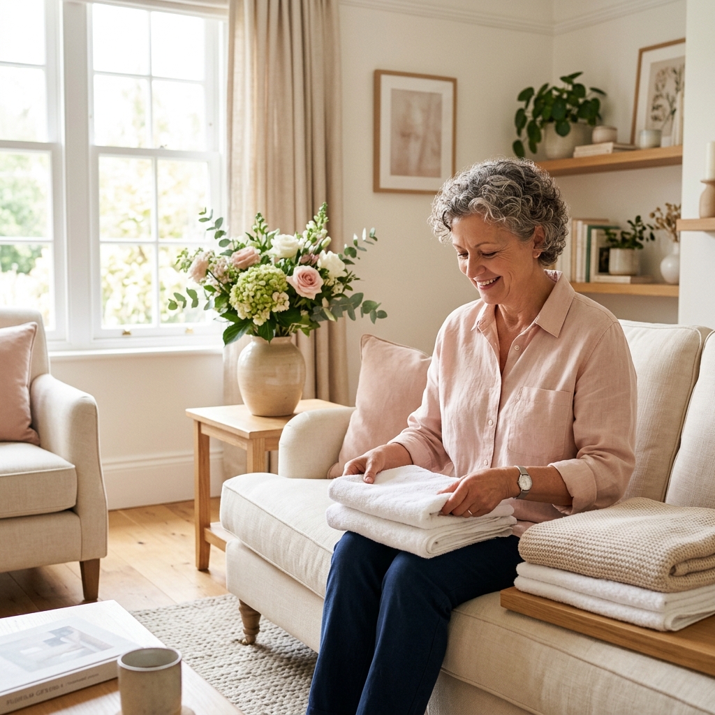 Tidy, comfortable home environment