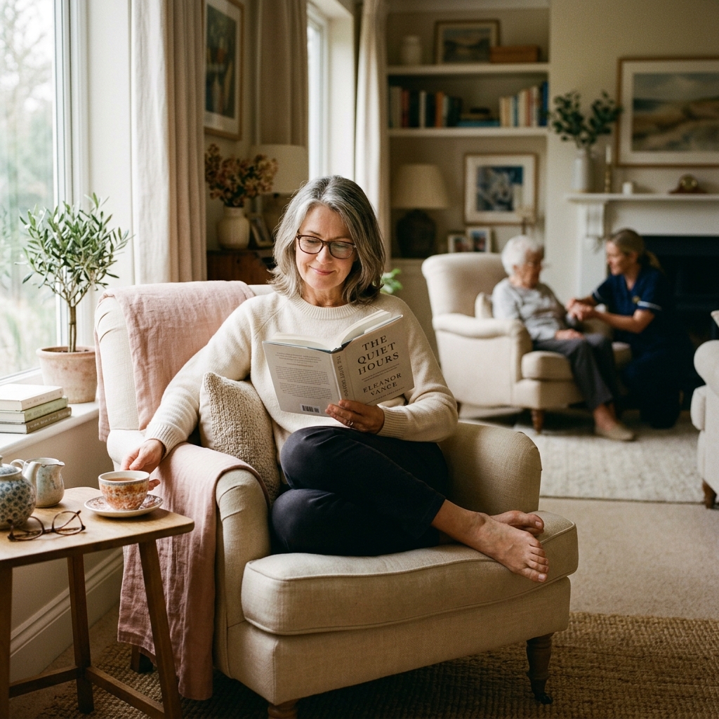 Family caregiver getting needed rest and relief